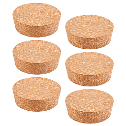 Светло-коричневый Пробка для пробки, для крышки винной бутылки, плоско-круглые, загар, 63~69x21 мм