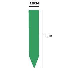 Морско-зеленый Пластиковые заводские этикетки, для семян в горшках травы цветы овощи, цвета морской волны, 100x18 мм