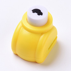 Случайный Цвет Пластиковые наборы для пунша для скрапбукинга и бумажных промыслов, бумажные формочек, автомобиль, случайный один цвет или случайный смешанный цвет, 33x26x32 мм