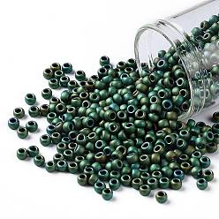 (710) Matte Color Aquarius TOHO Round Seed Beads, Japanese Seed Beads, (710) Matte Color Aquarius, 8/0, 3mm, Hole: 1mm, about 222pcs/bottle, 10g/bottle