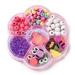 Mixed Shapes Тема детского дня, набор украшений из кленового дерева, наборы для изготовления своими руками, разнообразные, 14~21x16.5~25.5x4.5~5 мм, отверстие : 1.8~2 мм