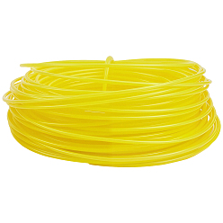 Желтый 30м пластиковый шнур, имитирующий тростниковую проволоку, сплошной круглый шнур, желтые, 2.4 мм, около 32.81 ярдов (30 м) / комплект