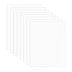 Clear Transparent Acrylic for Picture Frame, Rectangle, Clear, 35.56x27.94x0.07cm