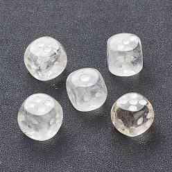 Quartz Crystal Natural Quartz Crystal Cabochons, Rock Crystal Cabochons, Dice, 15x15x15mm