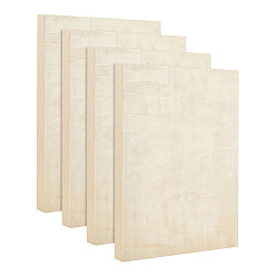 Burgundy Pine Decorate Picture Frame, Rectangle, Burgundy, 30x30x2cm, Inner Diameter: 27x27cm, 4pcs/set
