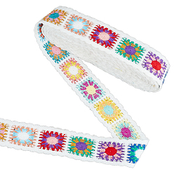 пшеница 10 ярдов полиэстеровой ленты в этническом стиле, для одежды платье швейные принадлежности, цвет пшеницы, 2 дюйм (51 мм), около 10.00 ярдов (9.14 м) / рулон