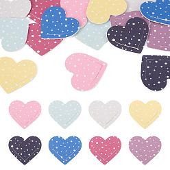 (52) Непрозрачная лаванда 16 шт. 8 цвета закладки в форме сердца из искусственной кожи, для любителей книг, писателей, читателей, разноцветные, 61.5x66x2 мм, 2 шт / цвет