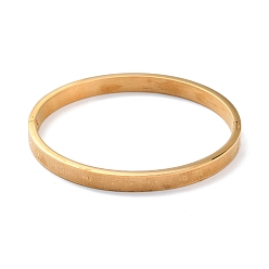 Golden Ion Plating(IP) 304 Stainless Steel 12 Constellations Bangle for Women, Golden, 2x2-3/8 inch(5.05x5.95cm)