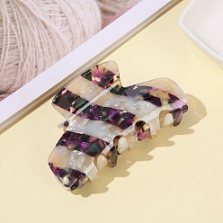 Фиолетовый Заколки-клочья из ацетата целлюлозы, аксессуары для волос для женщин и девочек, фиолетовые, 85 мм