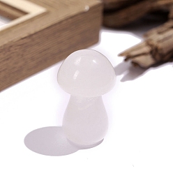 Хрусталь Природный кварц украшения кристалл дисплей, украшения для дома, гриб, 22x36 мм