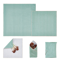 Темный Морско-зеленый 2шт. 2 стили бархатная самоклеящаяся пленка для обертывания объектива камеры, квадратный, темно-зеленый, 350~450x350~450x1 мм, 1 шт / стиль