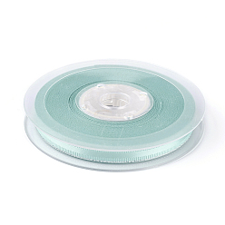 Аква Полиэстер Grosgrain ленты, серебристая лента, вода, 3/8 дюйм (9 мм), около 100 ярдов / рулон (91.44 м / рулон)