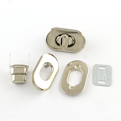 Платина Железо кошелька поворота поворот устанавливает замок, платина, 37x21x15 мм