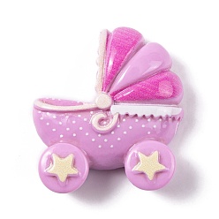 Другие Детская тема, непрозрачная смола, декодированные кабошоны, коляска, 27.5x25.5x8 мм