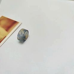 Светлый Стально-синий Цветные акриловые регулируемые открытые манжеты для женщин, светло-стальной синий, внутренний диаметр: регулируемый