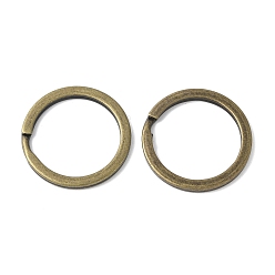 Античная Бронза Железа отделились брелоки, кольца прыжок двойной петли, стойки покрытие, античная бронза, 25x2.5 мм, внутренний диаметр: 20 мм