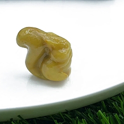 Gemstone Резная статуя белки из драгоценного камня для украшения дома, Статуэтки по фен-шуй для украшения домашнего офиса, 30 мм