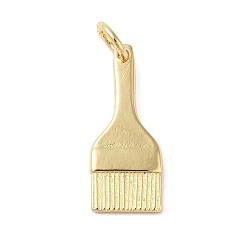 Настоящее золото 18K Подвески из латуни и кубического циркония, без кадмия и без свинца, долговечный, чистить, с целью перехода в кольце, реальный 18 k позолоченный, 18x8x2 мм, отверстие : 5 мм