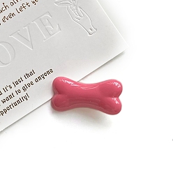 Малиновый Пластиковые заколки для волос цвета аллигатора цвета макарон, аксессуары для волос для девочек женщин, формой кости, малиновый, 40 мм