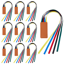 Сэнди Коричневый Закладка из искусственной кожи, с полиэфирной лентой, песчаный коричневый, 370x31x4 мм