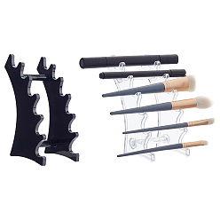 Mixed Color 4Sets 2 Styles Plastic Pen Holder, Six Positions, Mixed Color, 2sets/style