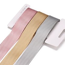 (52) Непрозрачная лаванда 9 ярдов 3 стилей полиэфирной ленты, для поделок своими руками, бантики для волос и украшение подарка, разноцветные, 1~1-1/8 дюйм (25~28 мм), около 3 ярдов / стиль