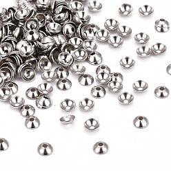 Нержавеющая Сталь Цвет Апетальный 316 хирургическая нержавеющая сталь, цвет нержавеющей стали, 3x1 мм, отверстие : 0.5 мм