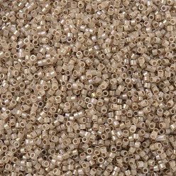 (DB1731) Beige Lined Opal AB MIYUKI Delica Beads, Cylinder, Japanese Seed Beads, 11/0, (DB1731) Beige Lined Opal AB, 1.3x1.6mm, Hole: 0.8mm, about 20000pcs/bag, 100g/bag