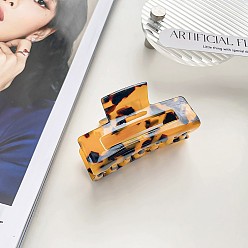 Сэнди Коричневый Заколки для волос в форме когтей из ацетата целлюлозы, аксессуары для волос для женщин и девочек, песчаный коричневый, 75 мм