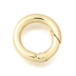 Настоящее золото 18K Латунные пружинные кольца, без кадмия и без свинца, стойки покрытие, долговечный, Кольцевая форма, реальный 18 k позолоченный, 12x2.5 мм