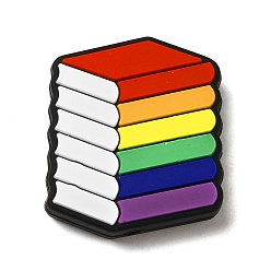 Book Пищевые экологически чистые силиконовые фокусные шарики, изготовление ожерелий diy, книга, 30.5x25.5x6.5 мм, отверстие : 2.5 мм