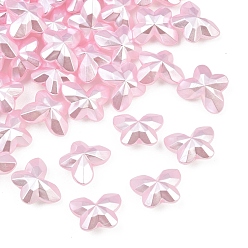 Pink Имитация жемчуга акриловые, бабочка, розовые, 16x20x10 мм, отверстие : 1.6 мм, о 359 шт / 500 г.
