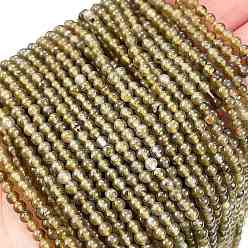 Лабрадорита Природные лабрадорита бисер нитей, класс А, круглые, 3 мм, отверстие : 0.5 мм, около 136 шт / нитка, 15.87'' (40.3 см)