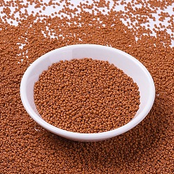 (RR2314) Матовый Непрозрачный Кирпич Миюки круглые бусины рокайль, японский бисер, 11/0, (rr 2314) матовый непрозрачный кирпич, 2x1.3 мм, Отверстие: 0.8 мм, о 1100 шт / бутылка, 10 г / бутылка