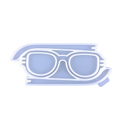 Белый Силиконовые формы для оправ для очков, формы для литья смолы, для уф-смолы, изготовление изделий из эпоксидной смолы, белые, 68x160x7 мм