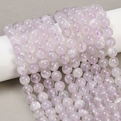 Аметист Нити бусин из натурального лавандового аметиста, круглые, 8~8.5 мм, отверстие : 0.8 мм, около 45 шт / нитка, 14.84'' (37.7 см)
