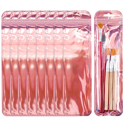 Камелия Прямоугольные полипропиленовые пластиковые пакеты с застежкой-молнией, многоразовые упаковочные пакеты, камелия, 24x6.7x0.01 см