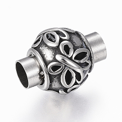 Античное Серебро 304 магнитные застежки из нержавеющей стали с клеевыми концами, бабочка, античное серебро, 16x12 мм, отверстие : 5 мм