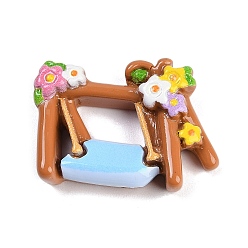 Другие Парк тема мультфильм смоляные кабошоны, качать, 21x30x8 мм