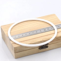 Ring Пластиковый венок макраме цветочный обруч, Для дома, автомобиля, поделки, свадебные настенные украшения, кольцо, 130 мм