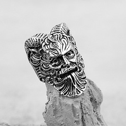 Human Регулируемые кольца-манжеты из ретро-сплава для мужчин, человек, регулируемый