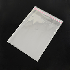 Прозрачный OPP мешки целлофана, прямоугольные, прозрачные, 19.5x14 см, односторонняя толщина: 0.035мм; внутренняя мера: 165x140мм