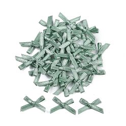 Средний Аквамарин Аксессуары из полиэстера, бантом, средний аквамарин, 16x19x3 мм