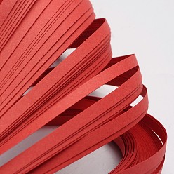 Red Quilling Paper Strips, Red, 530x5mm, about 120strips/bag