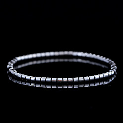  Браслеты из синтетических немагнитных гематитовых бусин для мужчин, колонка