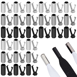 (52) Непрозрачная лаванда 30шт 3 цвета сплава наконечники для шнурков, наконечники шнурков для самостоятельного ремонта кроссовок, толстовки, разноцветные, 16x11.5x8 мм, 10 шт / цвет