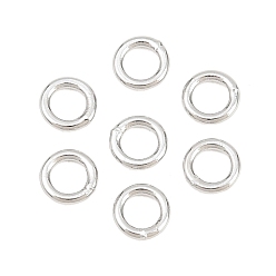 Платина Латунь закрыт прыжок кольца, круглые, платина, 20 датчик, 4x0.8 мм, внутренний диаметр: 2.5 мм, о 50 шт / комплект