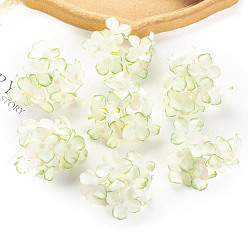 Светло-желтый Цветочные украшения из ткани, искусственный цветок, для украшения свадебного дома, светло-желтый, 80x50 мм