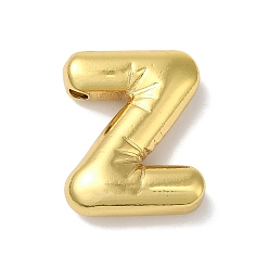 Letter Z Ионное покрытие (ip) 304 подвески из нержавеющей стали, буквенное очарование, Письмо Z, 19.5x16x5 мм, отверстие : 2 мм