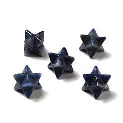 Sodalite Natural Sodalite Beads, No Hole/Undrilled, Merkaba Star, 12.5~13x12.5~13x12.5~13mm